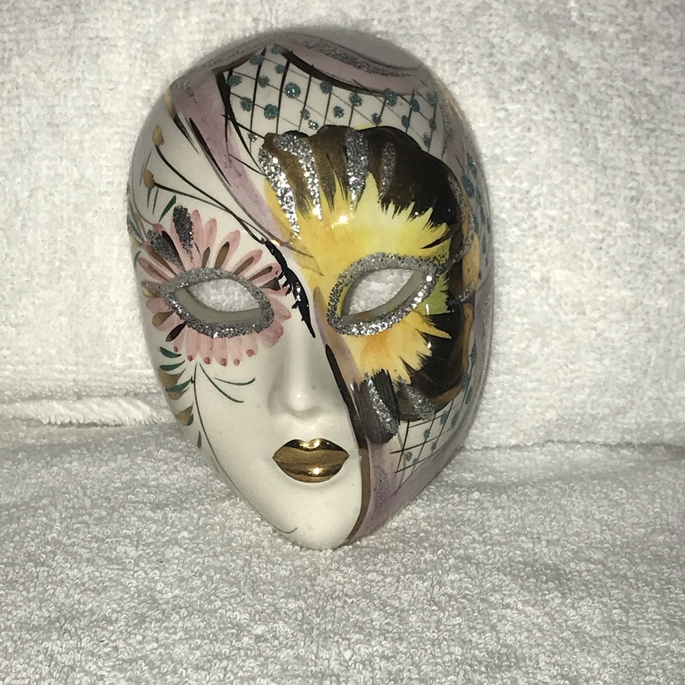 Hand painted mask made In Italy